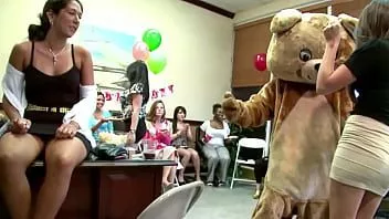 Play Dancing bear - alaina brooke's cfnm fiesta with big dick male strippers!
