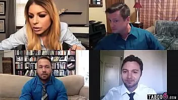 Play Huge tits employee brooklyn chase did not know it was a video chat