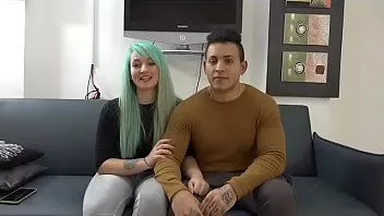 Play 19yo waitress is looking for a chance in porn with her husband