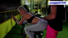 play Public Anal Creampie Part 2: Amateur Gym Fun with Alex and Lisa Fox