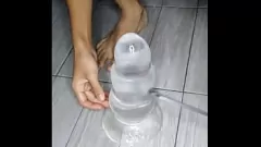 play Enormous Dildo Anal Destruction for Amateur Babe