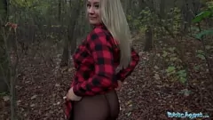 Play Busty Blonde Public Agent Gets Naughty in the Woods: Hardcore Pov Fuck & Cumshot